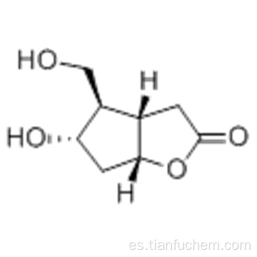 (3aS, 4R, 5S, 6aR) - (+) - Hexahidro-5-hidroxi-4- (hidroximetil) -2H-ciclopenta [b] furan-2-ona CAS 76704-05-7